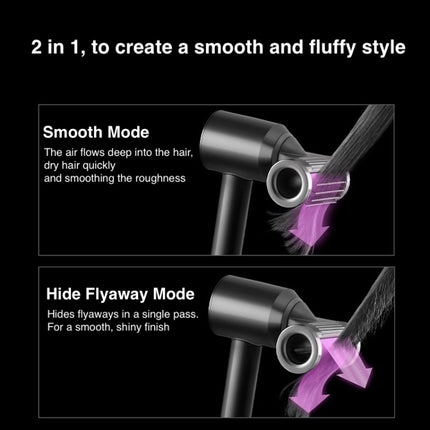 For Dyson Hair Dryer Nozzle Smooth Flyaway Attachment, Smooth Rose Red - DealBuddy
