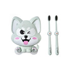 Cartoon Dog Suction Wall Toothbrush Toothpaste Shelf, Size:16x14x5cm