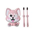 Cartoon Dog Suction Wall Toothbrush Toothpaste Shelf, Size:16x14x5cm