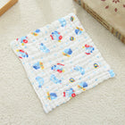 2 PCS Cotton 6-layer Gauze Saliva Towel Medical Seersucker Small Square Scarf