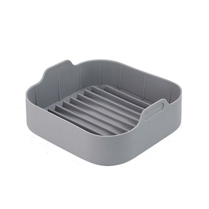 Air Fryer Silicone Grill Pan Accessories, Square 20.5 cm, Round 19 cm, Round 22 cm, Round 16 cm - DealBuddy