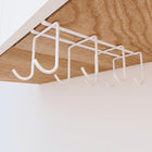 Hanging Nail-free Partition Cup Holder Creative Kitchen Supplies Storage Rack