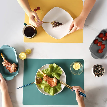 Nordic Style Food Grade Silicone Pad Tableware Environmental Insulation Pad Placemat
