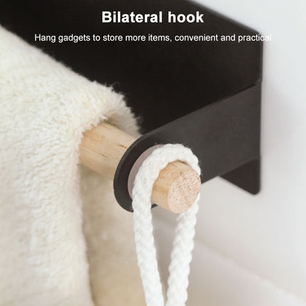 Non-perforated Kitchen Paper Holder Rag Roll Paper Storage Rack Toilet Bathroom Towel Rack