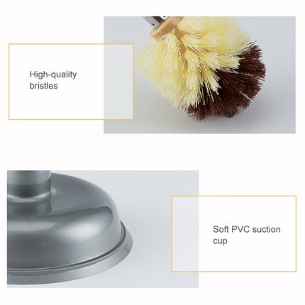 Household Long Handle Toilet Brush Suction Set Without Dead Angle Cleaning Brush