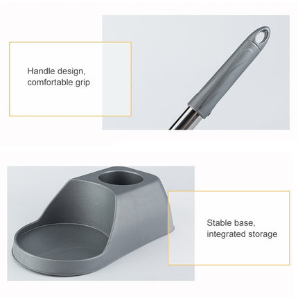 Household Long Handle Toilet Brush Suction Set Without Dead Angle Cleaning Brush