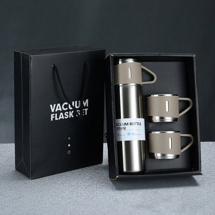 500ml 304 Stainless Steel Thermos Cup Portable Business Tea Cup,Spec:, Gift Box Set - DealBuddy