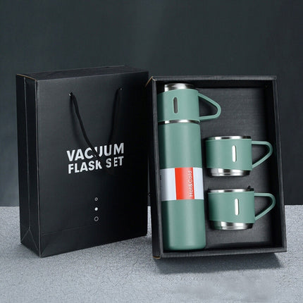 500ml 304 Stainless Steel Thermos Cup Portable Business Tea Cup,Spec:, Gift Box Set - DealBuddy