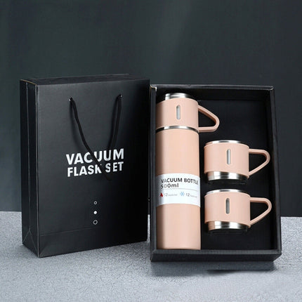500ml 304 Stainless Steel Thermos Cup Portable Business Tea Cup,Spec:, Gift Box Set - DealBuddy