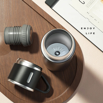 500ml 304 Stainless Steel Thermos Cup Portable Business Tea Cup,Spec:, Gift Box Set - DealBuddy