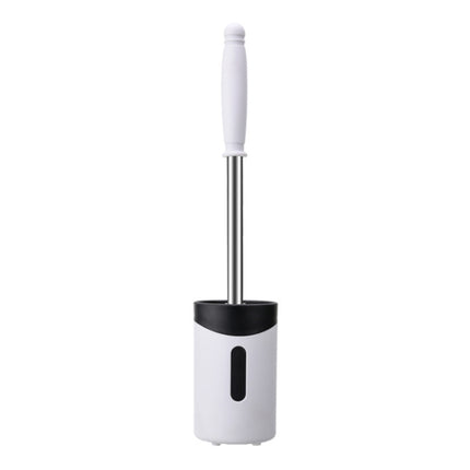 Stainless Steel Wall-mounted Home Soft Brush Toilet Brush, White, Pink, Grey - DealBuddy