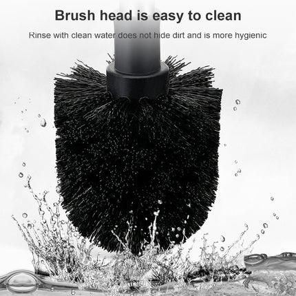 Stainless Steel Wall-mounted Home Soft Brush Toilet Brush, White, Pink, Grey - DealBuddy