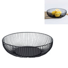 Household Living Room Fruit Basket Wrought Iron Desktop Snack Storage Basket
