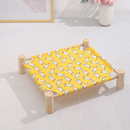 47x52cm Four Seasons Universal Removable And Washable Pet Bed Pet Nest, Small Yellow Duck, Small Color Triangle, Small Wooden Gray Bottom, Small White Cat Head, Small Wooden Alpaca, Small Blue Cat Head, Small Pink Square - DealBuddy