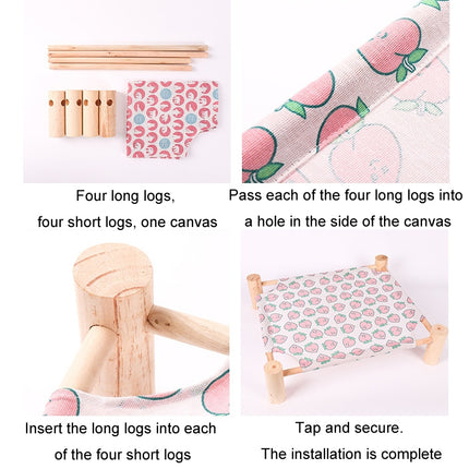 47x52cm Four Seasons Universal Removable And Washable Pet Bed Pet Nest, Small Yellow Duck, Small Color Triangle, Small Wooden Gray Bottom, Small White Cat Head, Small Wooden Alpaca, Small Blue Cat Head, Small Pink Square - DealBuddy