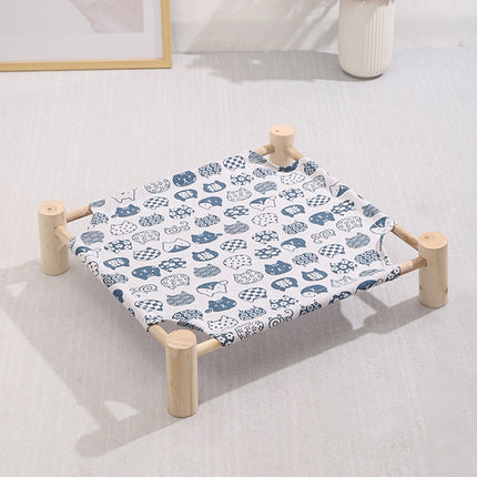 47x52cm Four Seasons Universal Removable And Washable Pet Bed Pet Nest, Small Yellow Duck, Small Color Triangle, Small Wooden Gray Bottom, Small White Cat Head, Small Wooden Alpaca, Small Blue Cat Head, Small Pink Square - DealBuddy