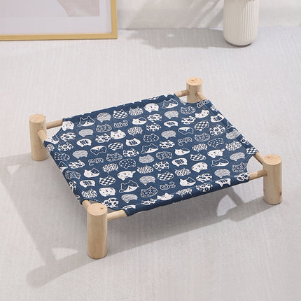47x52cm Four Seasons Universal Removable And Washable Pet Bed Pet Nest, Small Yellow Duck, Small Color Triangle, Small Wooden Gray Bottom, Small White Cat Head, Small Wooden Alpaca, Small Blue Cat Head, Small Pink Square - DealBuddy