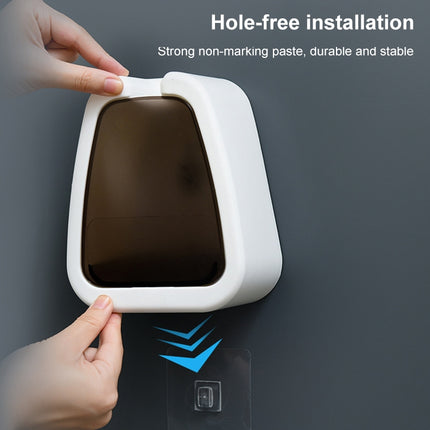 Wall-mounted Toilet Brush Simple No-punching Bathroom Cleaning Brush