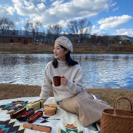 Wood Environmental Protection Tableware Portable Lunch Box Bento Box