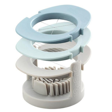 3 in 1 Multifunctional Egg Cutter Half-cut Egg Tool - DealBuddy