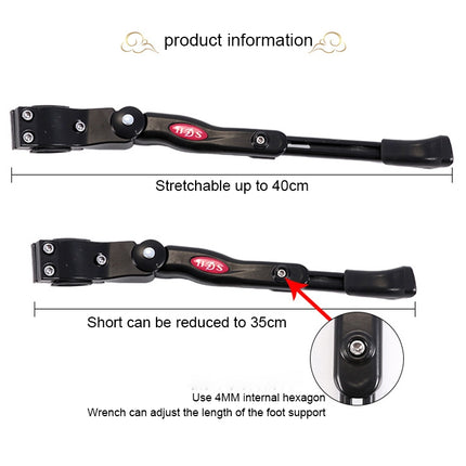 Bicycle Mountain Bike 26 Inch Aluminum Alloy Single Support Car Ladder Foot Support Parking Rack - DealBuddy