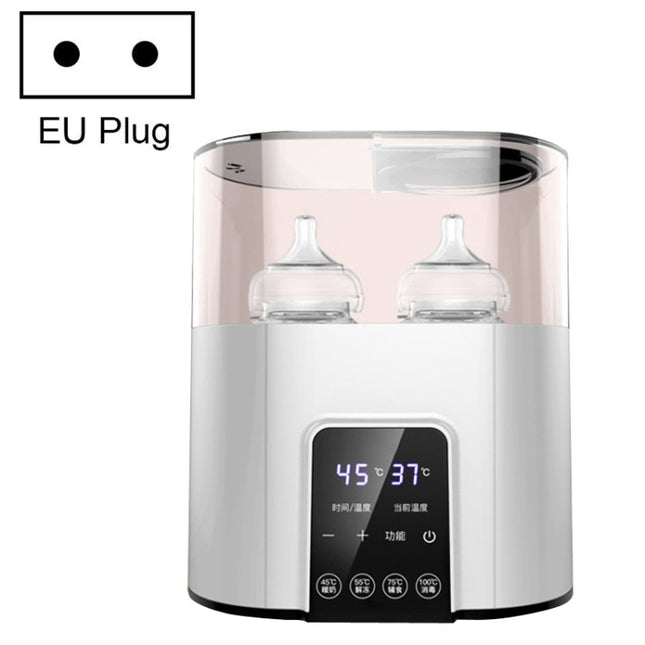 NUBITE N20 2 In 1 Double Bottle Warmer Sterilization Machine, Plug Specifications: