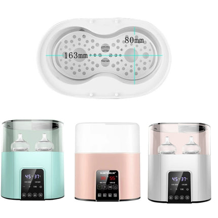 NUBITE N20 2 In 1 Double Bottle Warmer Sterilization Machine, Plug Specifications: