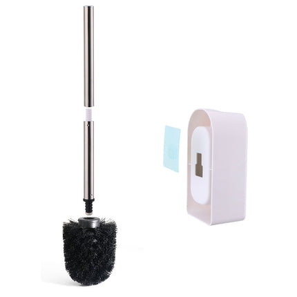 Bathroom Toilet Wall-mounted Toilet Brush Set with Soft Hair and Long Handle Without Dead Corners