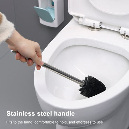 Bathroom Toilet Wall-mounted Toilet Brush Set with Soft Hair and Long Handle Without Dead Corners