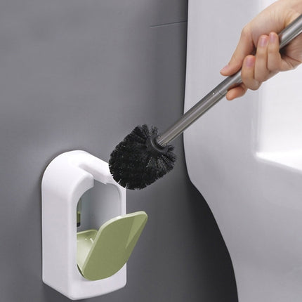 Bathroom Toilet Wall-mounted Toilet Brush Set with Soft Hair and Long Handle Without Dead Corners