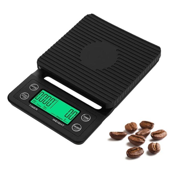 Hand Punch Coffee Scales Timing Electronic Timer Scale Kitchen Scales, 3kg/0.1g, 5kg/0.1g - DealBuddy