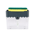 Cleaning Cloth Dishwashing Brush Liquid Box Kitchen Brush Detergent Mixer Press Plastic Soap Box