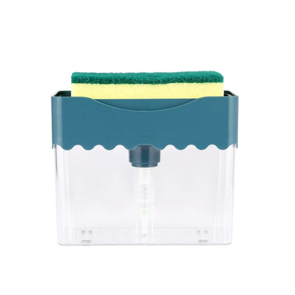 Cleaning Cloth Dishwashing Brush Liquid Box Kitchen Brush Detergent Mixer Press Plastic Soap Box