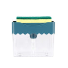Cleaning Cloth Dishwashing Brush Liquid Box Kitchen Brush Detergent Mixer Press Plastic Soap Box