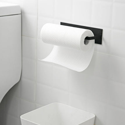 Punch-free Wall-mounted Bathroom Kitchen Roll Holder Towel Rack