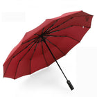 Extra Large Reinforced 12 Bone Automatic Double Folding Rain And Sunny Dual-use Umbrella Personality And Creativity - DealBuddy