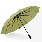 Extra Large Reinforced 12 Bone Automatic Double Folding Rain And Sunny Dual-use Umbrella Personality And Creativity