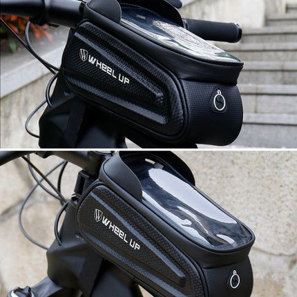 WHEEL UP Hard Shell Bicycle Bag Front Beam Bag Mountain Bike mobile Phone Touch Screen Tube Bag Riding Equipment