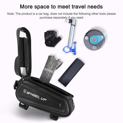 WHEEL UP Hard Shell Bicycle Bag Front Beam Bag Mountain Bike mobile Phone Touch Screen Tube Bag Riding Equipment