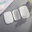 Bathroom Drain Soap Holder Plastic Sealed Travel Soap Box