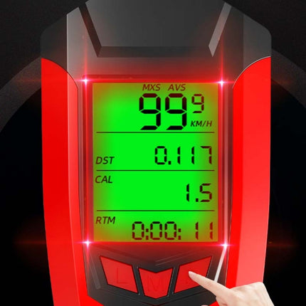 Front Light (With Fog Light) & Horn & Speedometer  Multifunctional Bicycle Mountain Bike Headlight