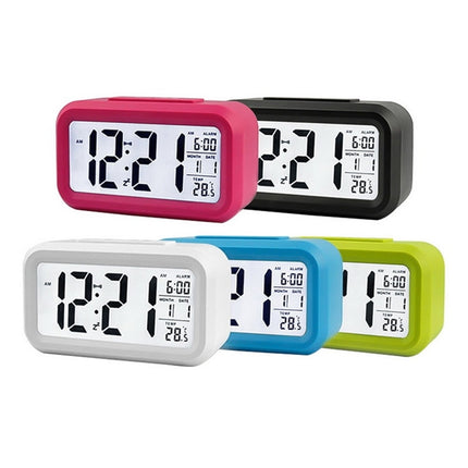 Temperature Type Lazy Snooze Alarm Mute Backlit Electronic Clock
