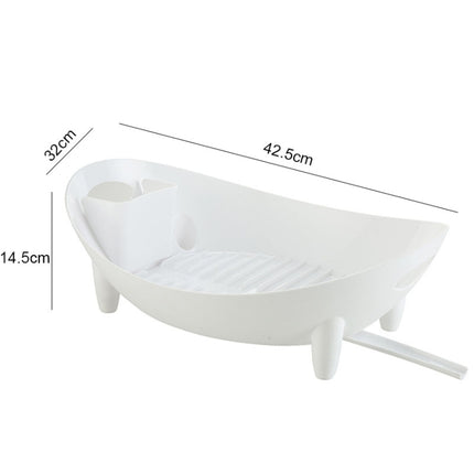 Tableware Storage Drain Dish Rack Multi-function Kitchen Utensil Rack