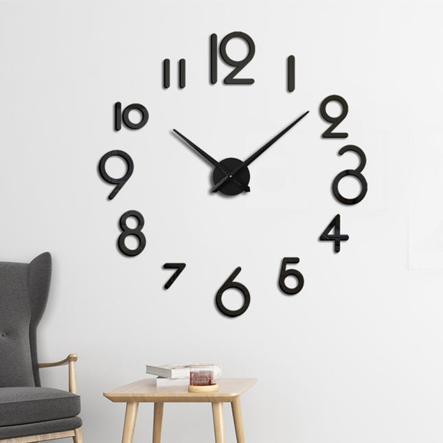 Creative DIY Acrylic Clock Home Digital Wall Clock