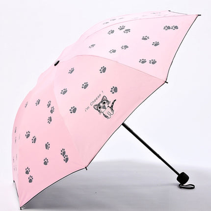 Cartoon Creative Children Umbrella Sunscreen Vinyl Small Fresh Folding Umbrella