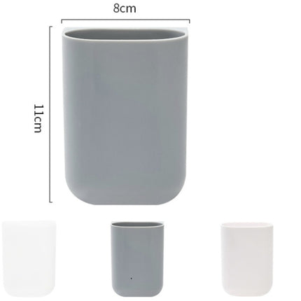 Sticky Pen Holder Desktop Can Hang Pen Case Office Stationery Storage And Sorting Box Random Colour