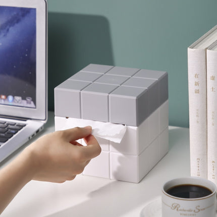 Cube Tissue Box Desktop Storage Box