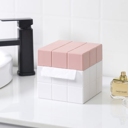 Cube Tissue Box Desktop Storage Box