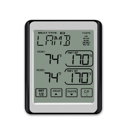 CH-212 Dual Probe Color Screen Smart Alarm Grill Kitchen Thermometer - DealBuddy