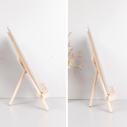 Wooden Desktop Mobile Phone Ipad Stand Flat Folding Mini Easel